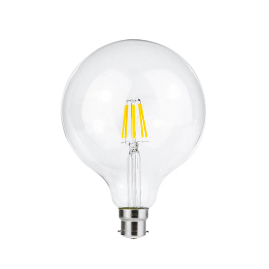 G125 Vintage Style Dimmable B22 8W LED Filament Globe Light Bulb