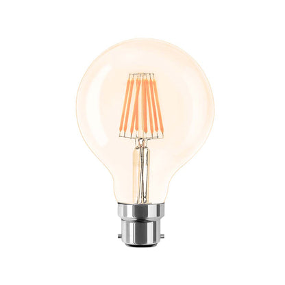  G80 Vintage Style Dimmable B22 8W LED Filament Globe Light Bulb