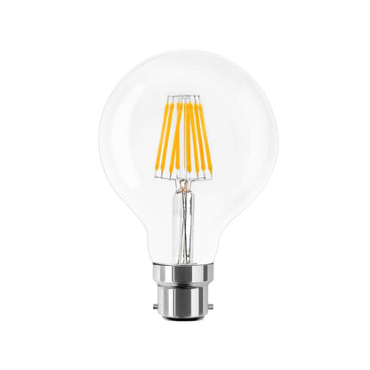  G80 Vintage Style Dimmable B22 8W LED Filament Globe Light Bulb