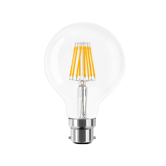  G80 Vintage Style Dimmable B22 8W LED Filament Globe Light Bulb