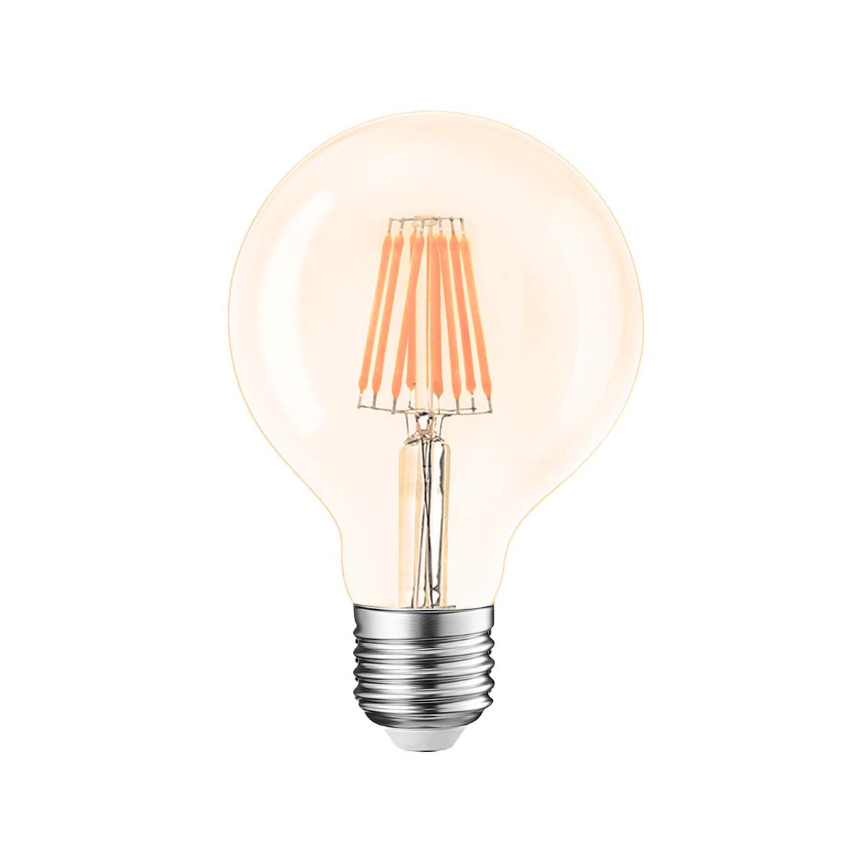  G80 Vintage Style Dimmable E27 8W LED Filament Globe Light Bulb