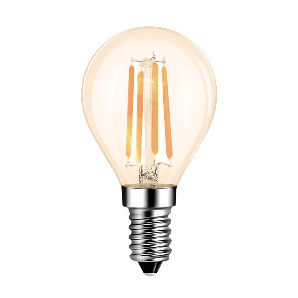  G45 Vintage Style Dimmable E14 4W LED Filament Globe Light Bulb