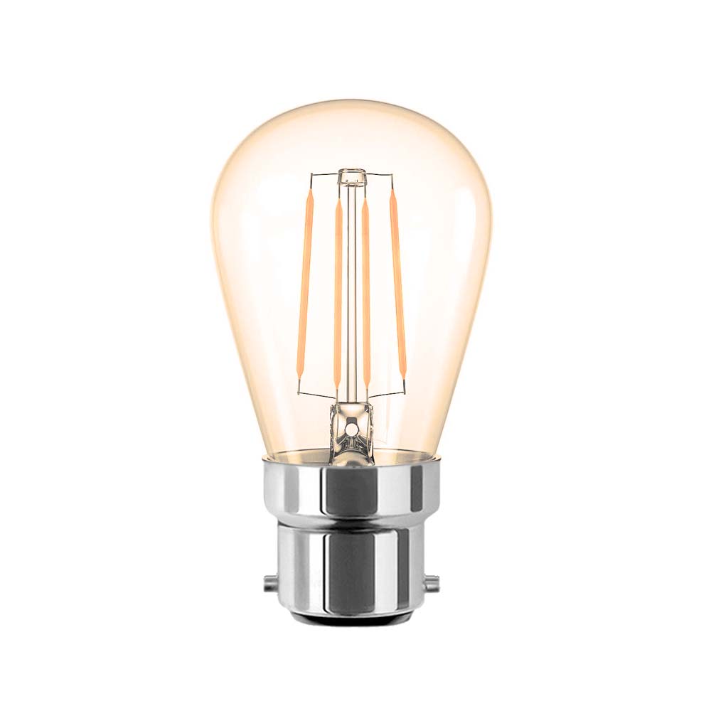  S14 Vintage Style Dimmable B22 4W LED Filament Pear Light Bulb