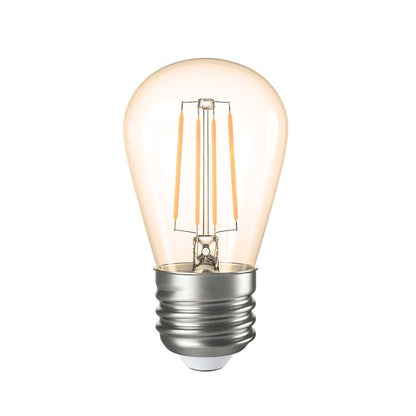  S14 Vintage Style Dimmable E27 4W LED Filament Pear Light Bulb