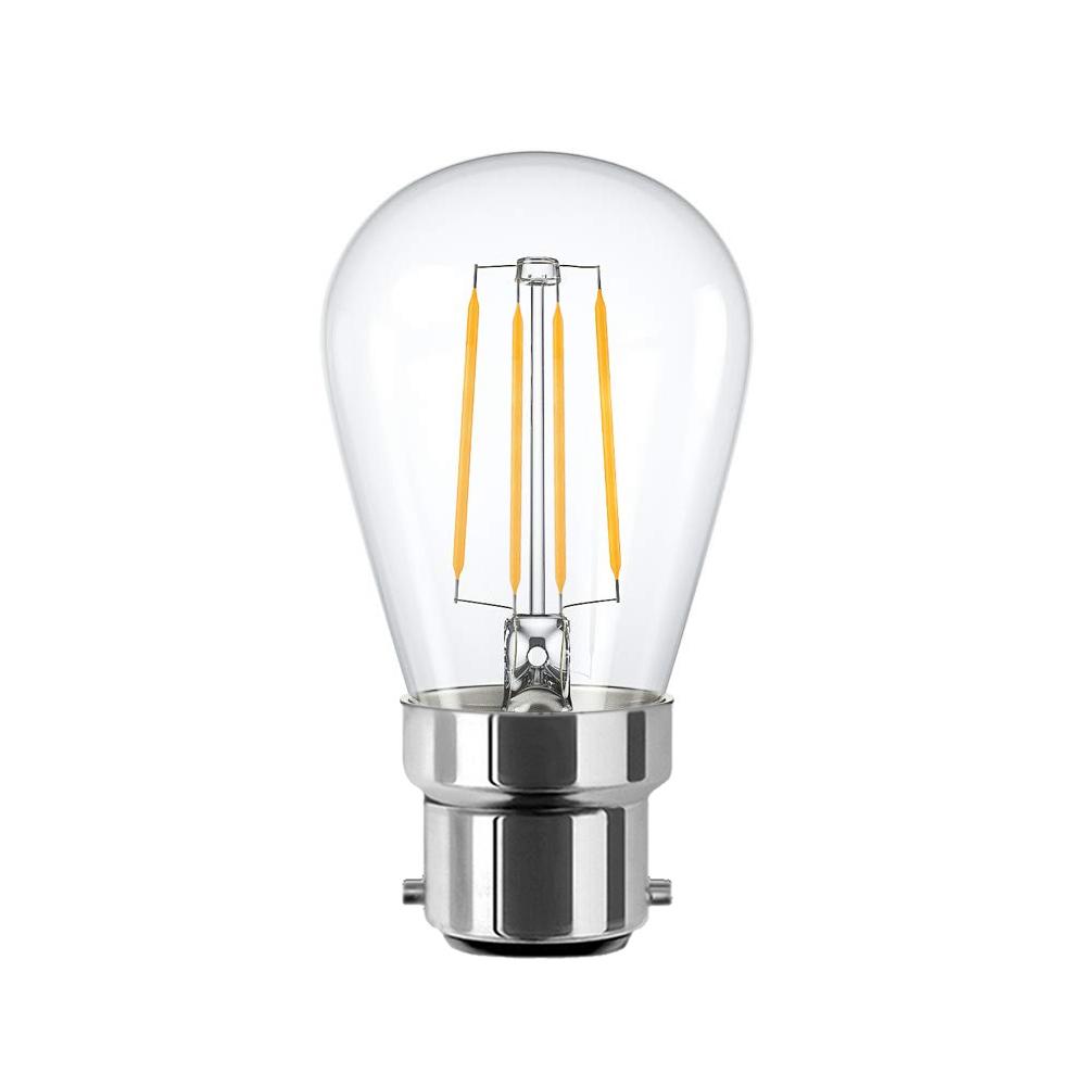 S14 Vintage Style Dimmable B22 4W LED Filament Pear Light Bulb