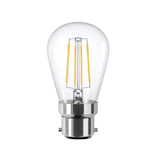  S14 Vintage Style Dimmable B22 4W LED Filament Pear Light Bulb