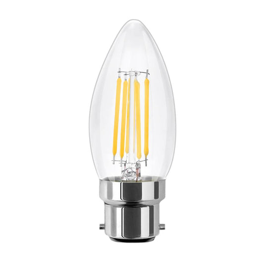  C35 Vintage Style Dimmable B22 6W LED Filament Candle Light Bulb