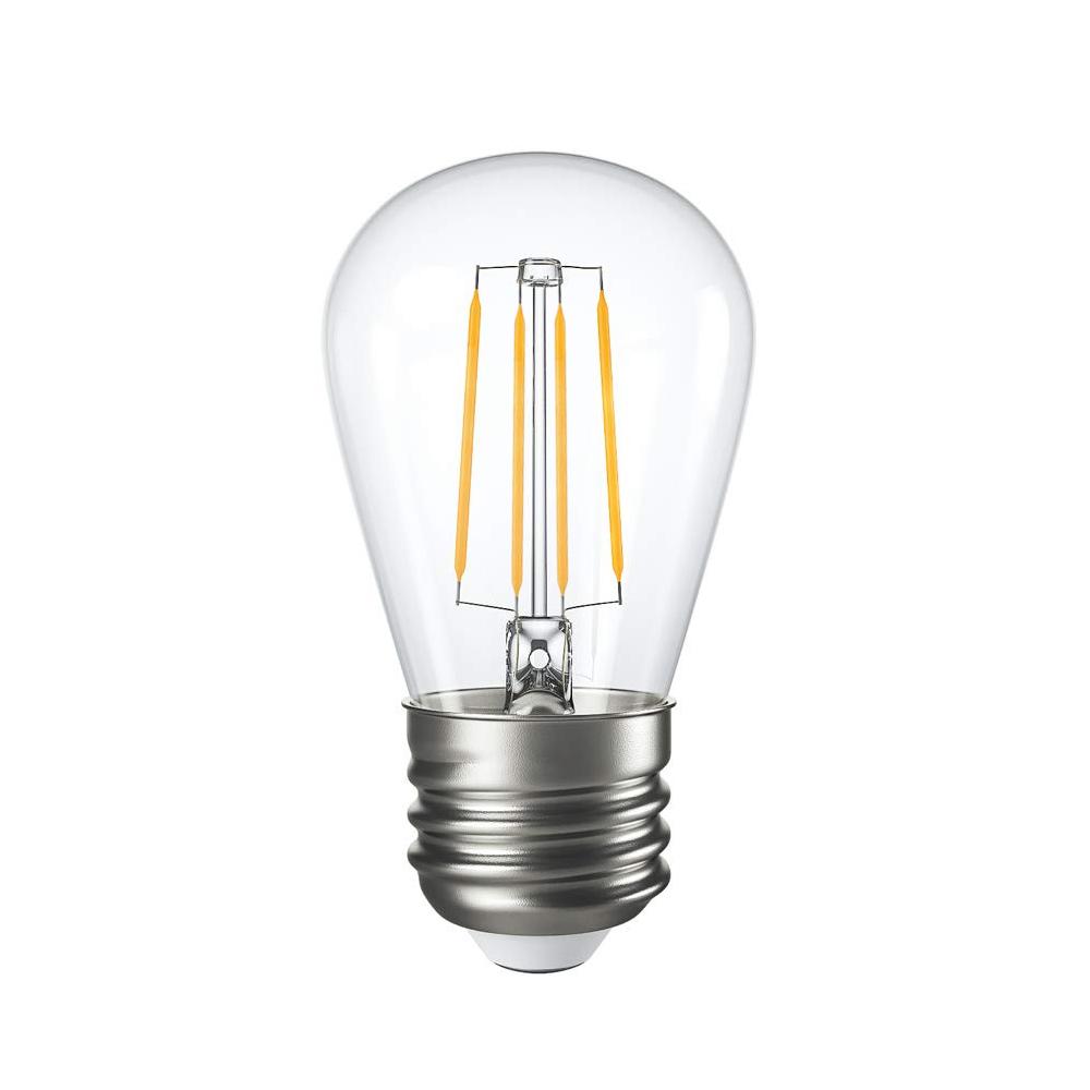  S14 Vintage Style Dimmable E27 4W LED Filament Pear Light Bulb