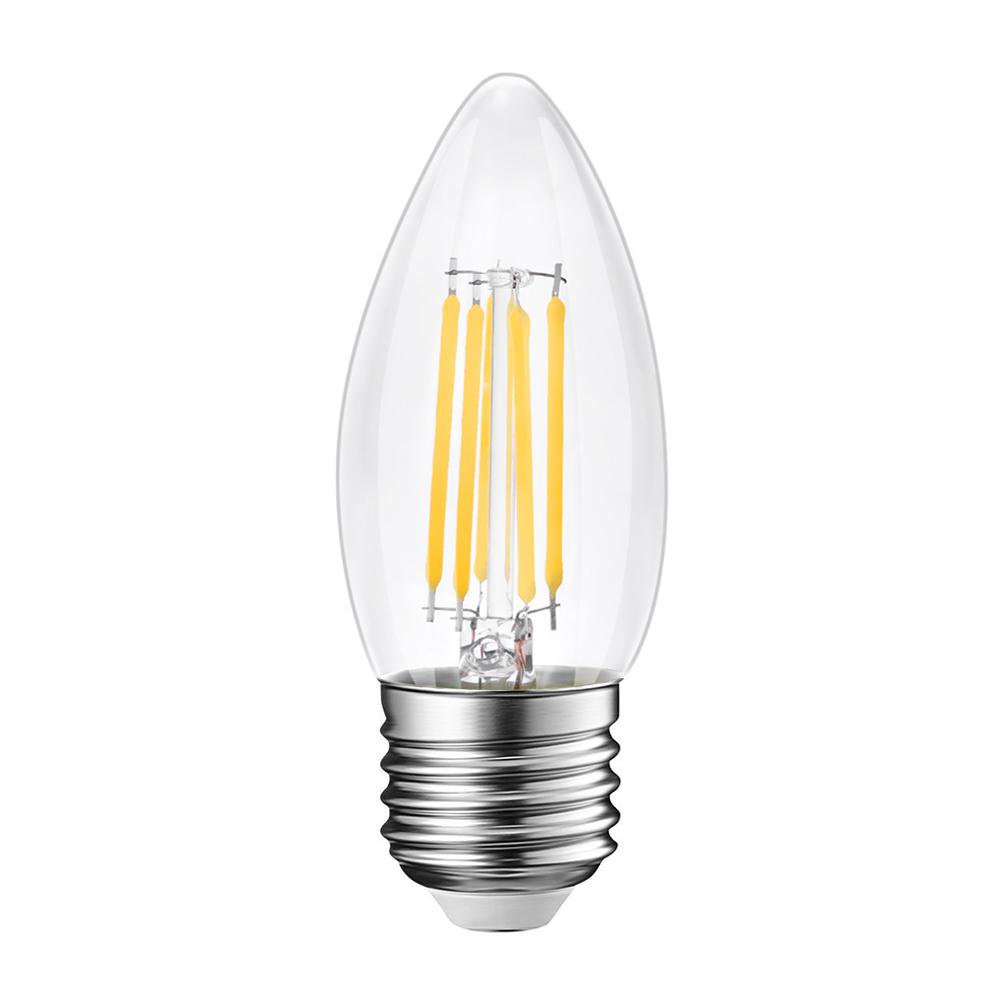  C35 Vintage Style Dimmable E27 6W LED Filament Candle Light Bulb