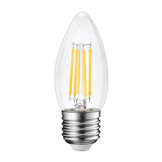  C35 Vintage Style Dimmable E27 6W LED Filament Candle Light Bulb