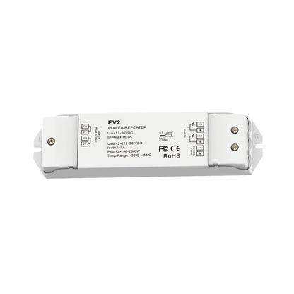  2CH*8A 12-36V Dimming/CCT Power Repeater EV2