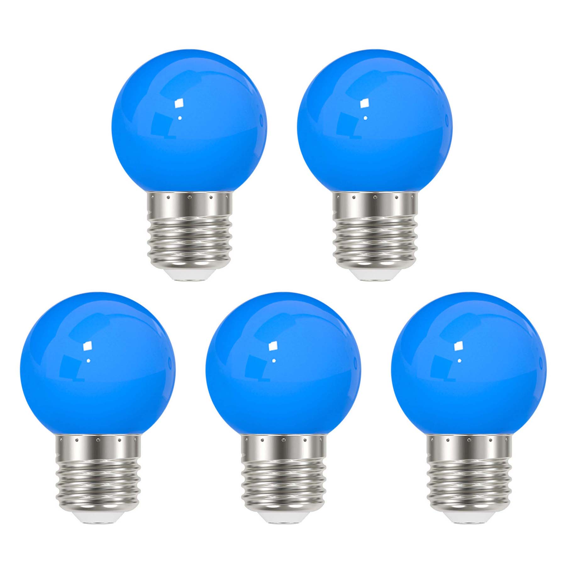  3W E27 Edison Screw Festoon LED Coloured Bulb Blue