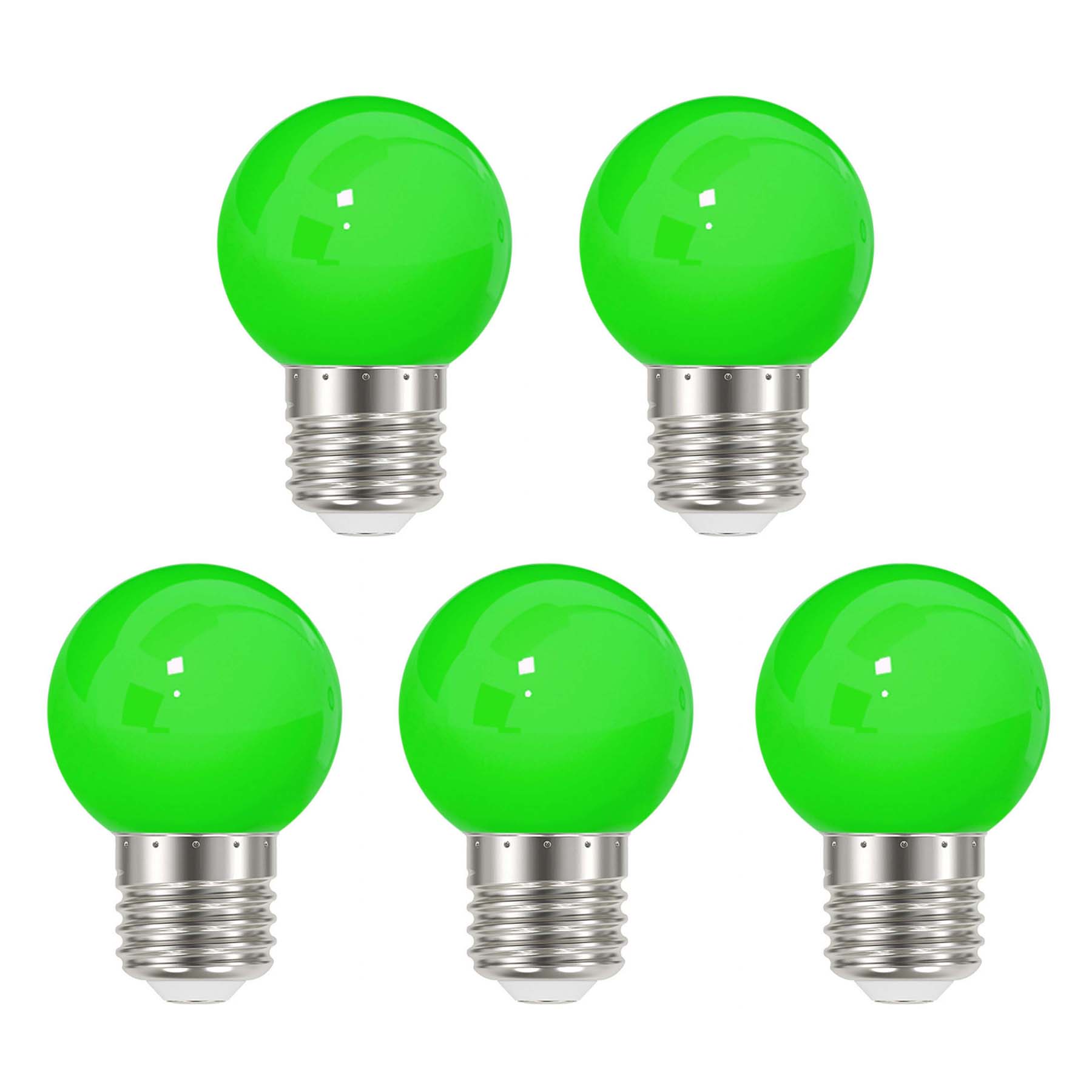  3W E27 Edison Screw Festoon LED Coloured Bulb Green