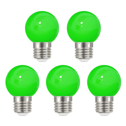 3W E27 Edison Screw Festoon LED Coloured Bulb Green