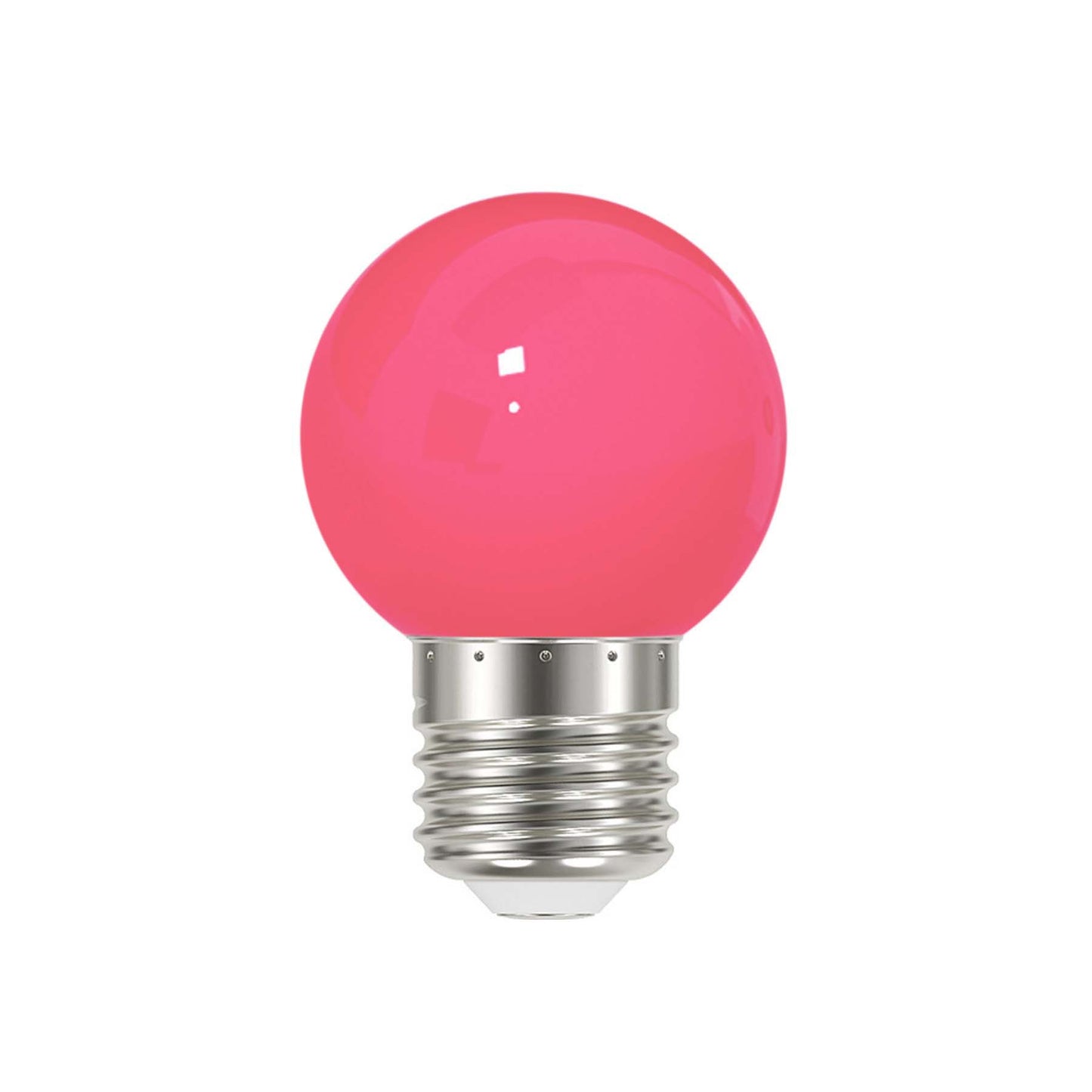  3W E27 Edison Screw Festoon LED Coloured Bulb Pink