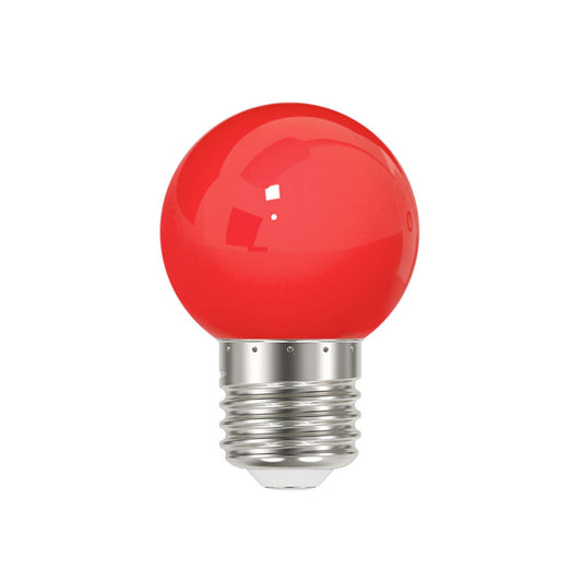  3W E27 Edison Screw Festoon LED Coloured Bulb Red