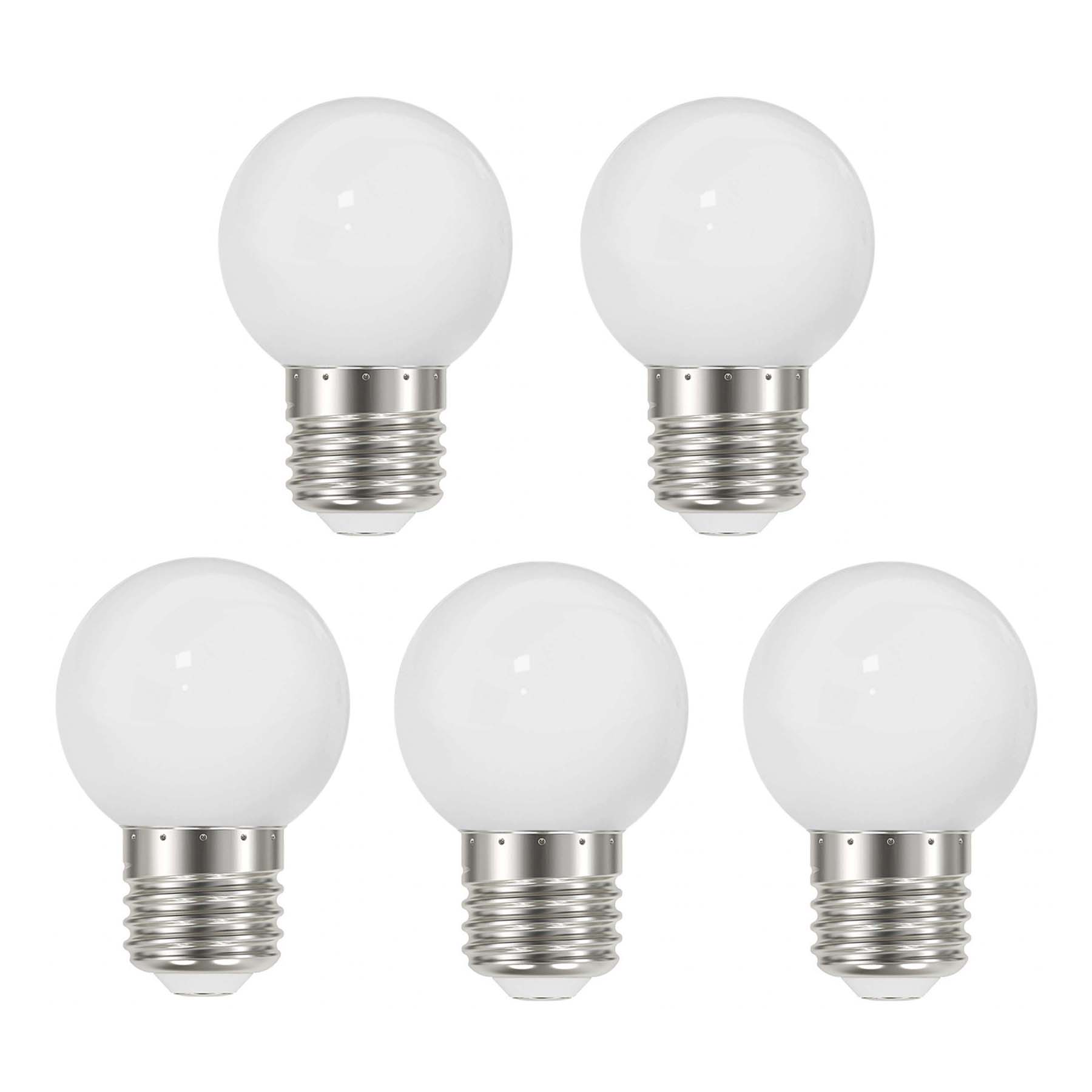  3W E27 Edison Screw Festoon LED Coloured Bulb White