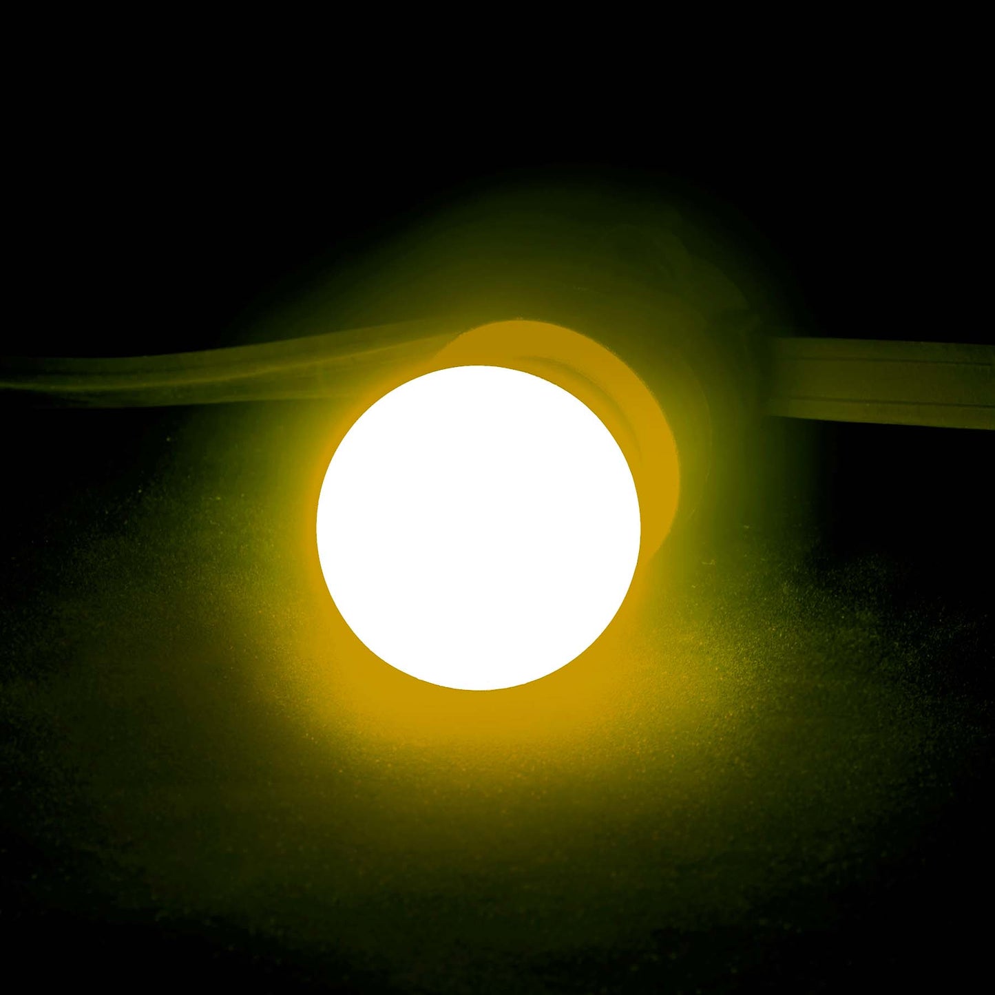  3W E27 Edison Screw Festoon LED Coloured Bulb Yellow