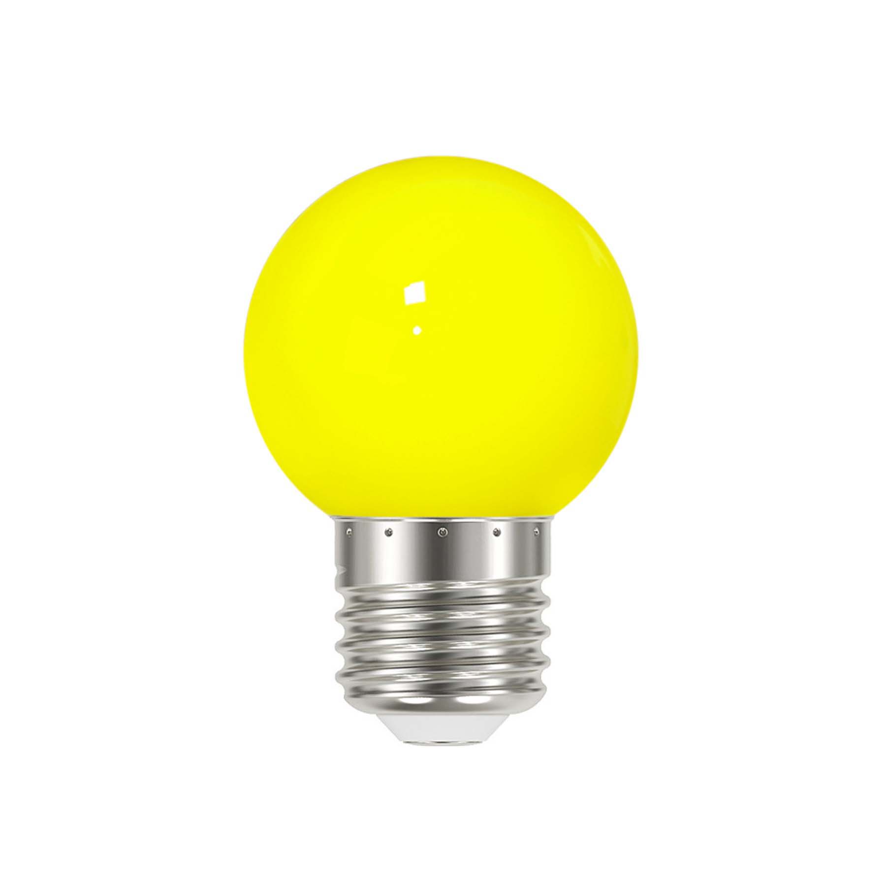  3W E27 Edison Screw Festoon LED Coloured Bulb Yellow