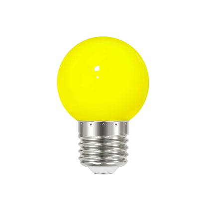  3W E27 Edison Screw Festoon LED Coloured Bulb Yellow