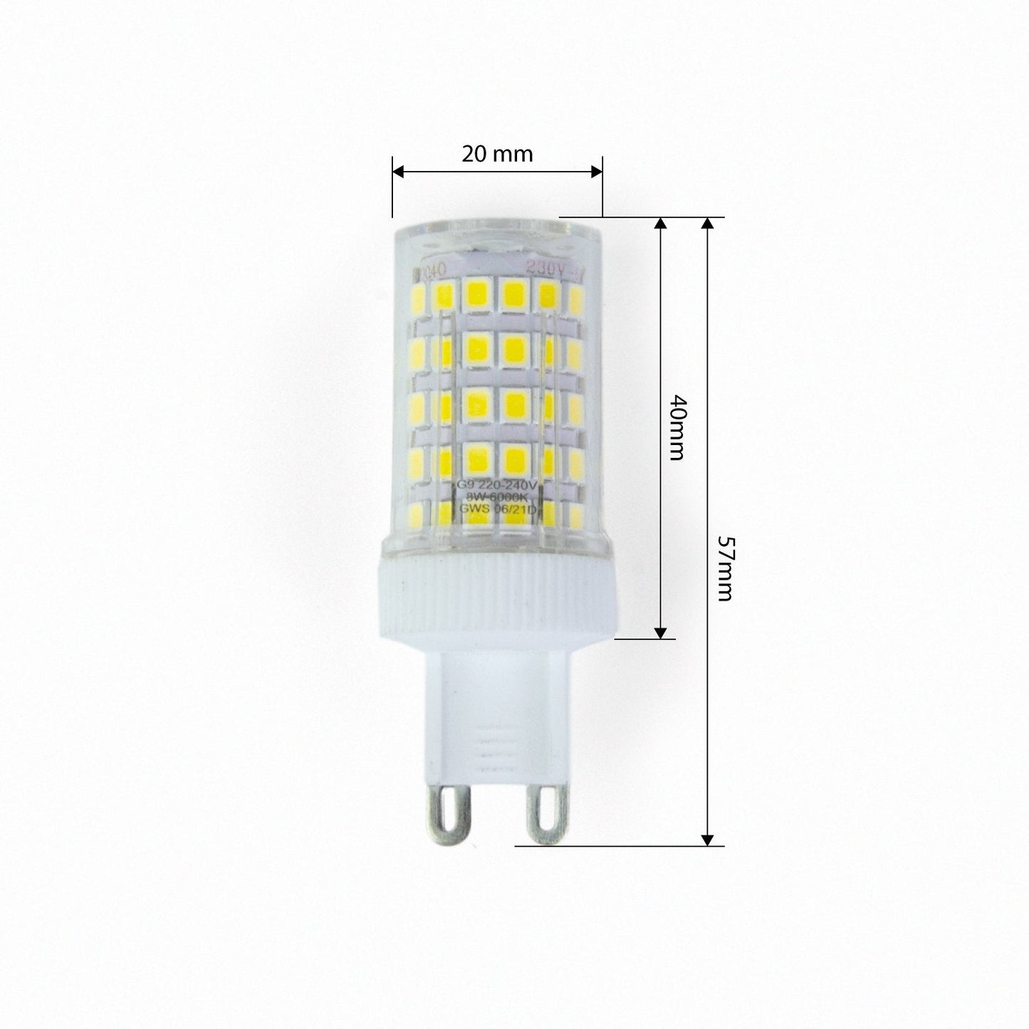  8W G9 LED Capsule Bulb