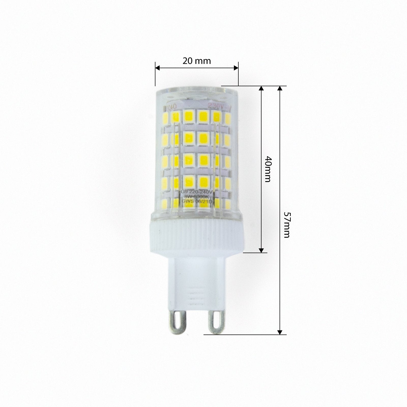  8W G9 LED Capsule Bulb