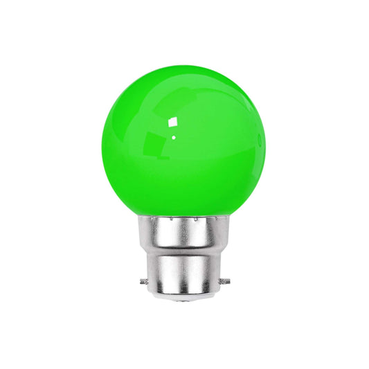  3W B22 Bayonet Festoon LED Coloured Bulb Green