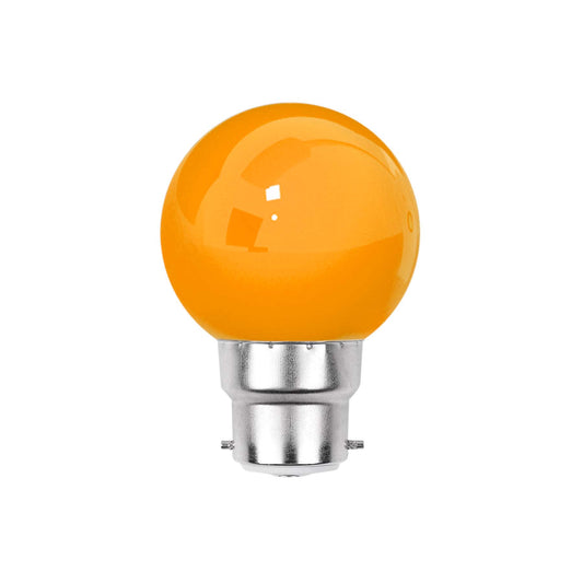  3W B22 Bayonet Festoon LED Coloured Bulb Orange