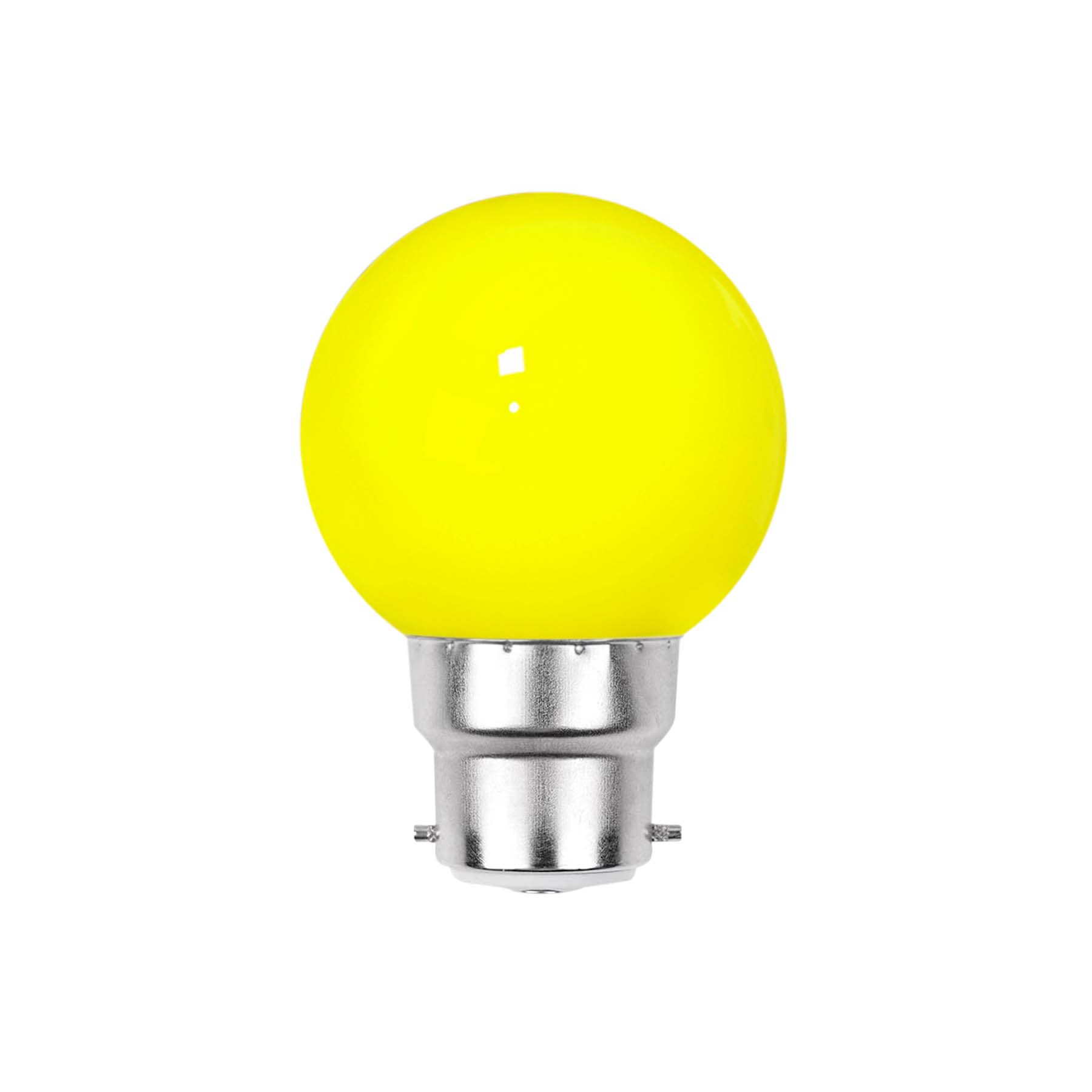  3W B22 Bayonet Festoon LED Coloured Bulb Yellow