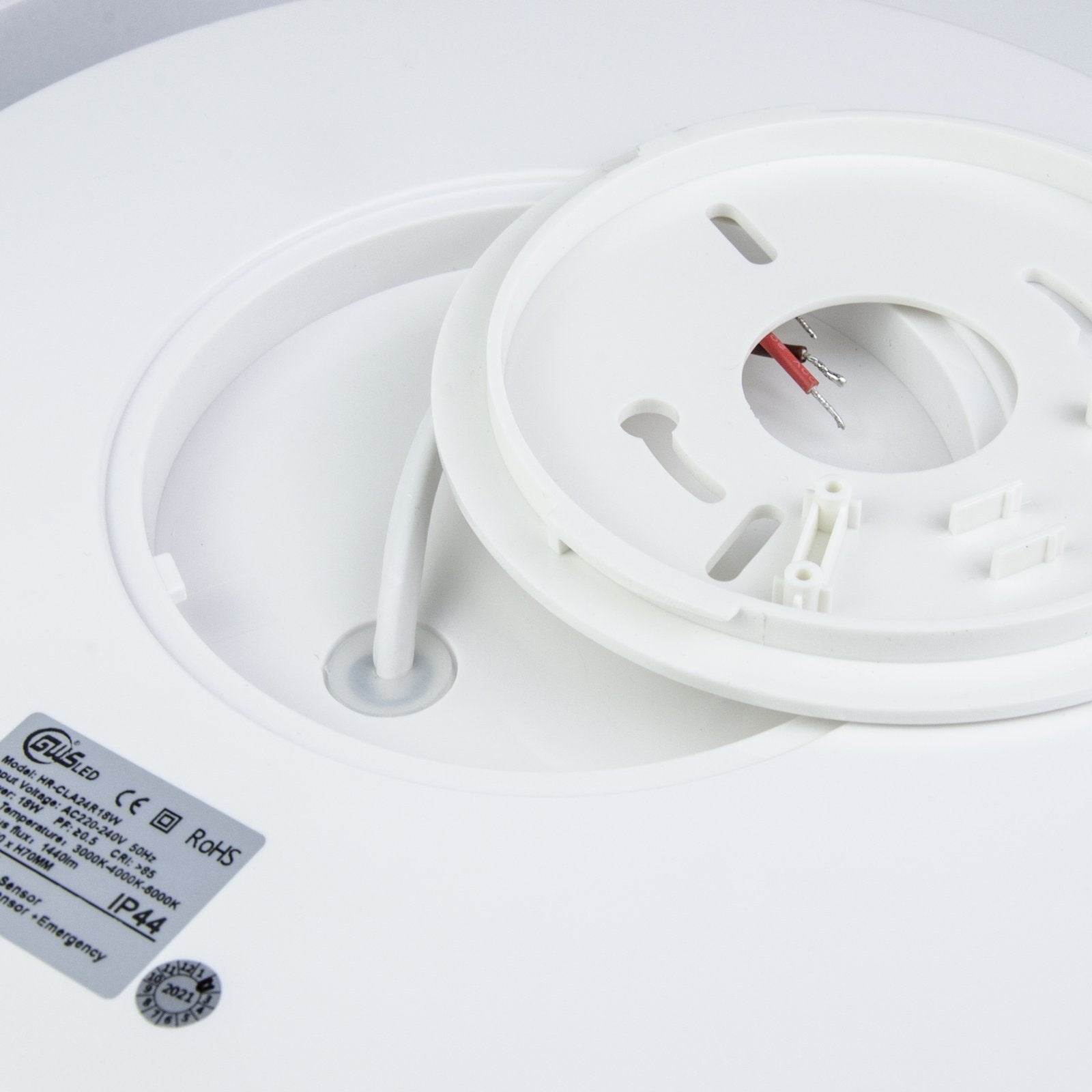  18W Slim LED Ceiling Light With 3CCT Built-in & Emergency Function IP44