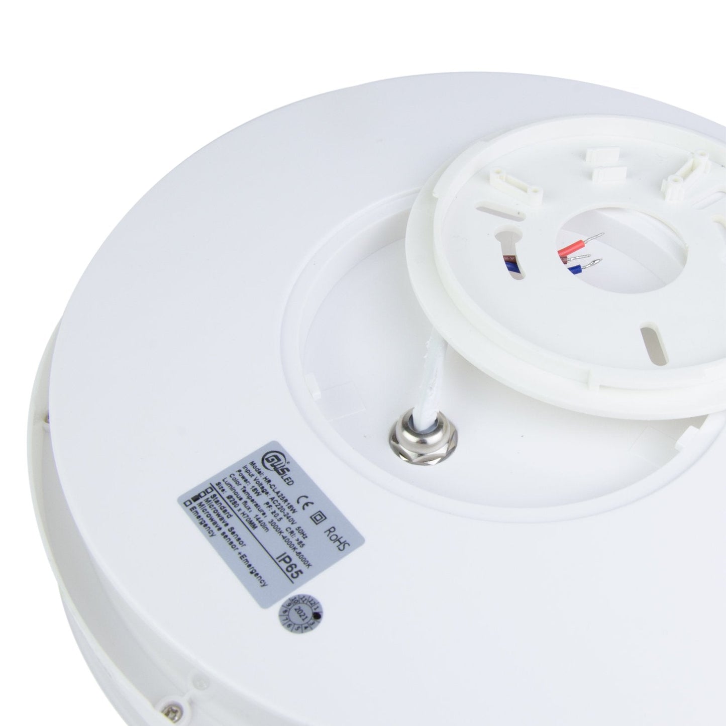  18W Slim LED Ceiling Light With 3CCT Built-in & Emergency Function IP65