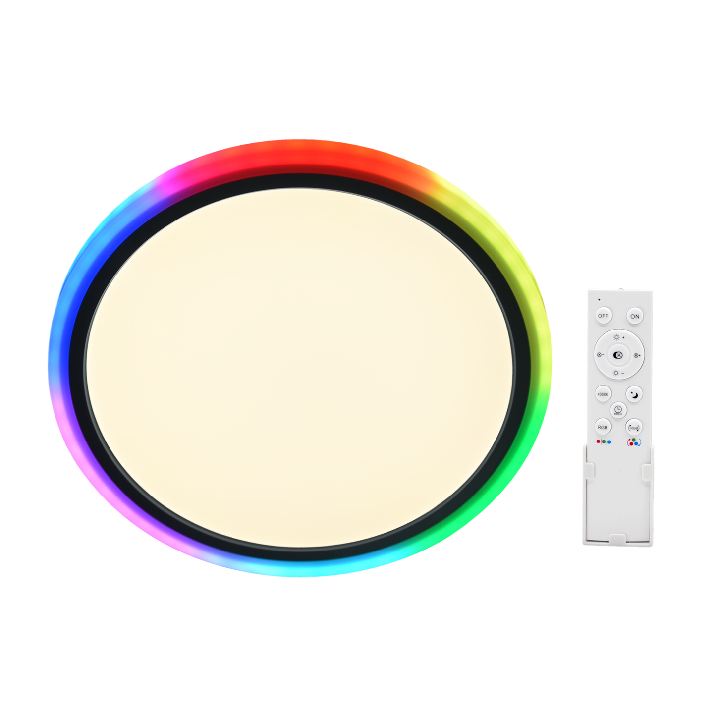  24W LED Slim Ceiling Light RGB+CCT With Memory Function & Remote Control