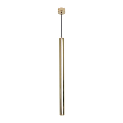  Gold LED Cylinder Pendant Light