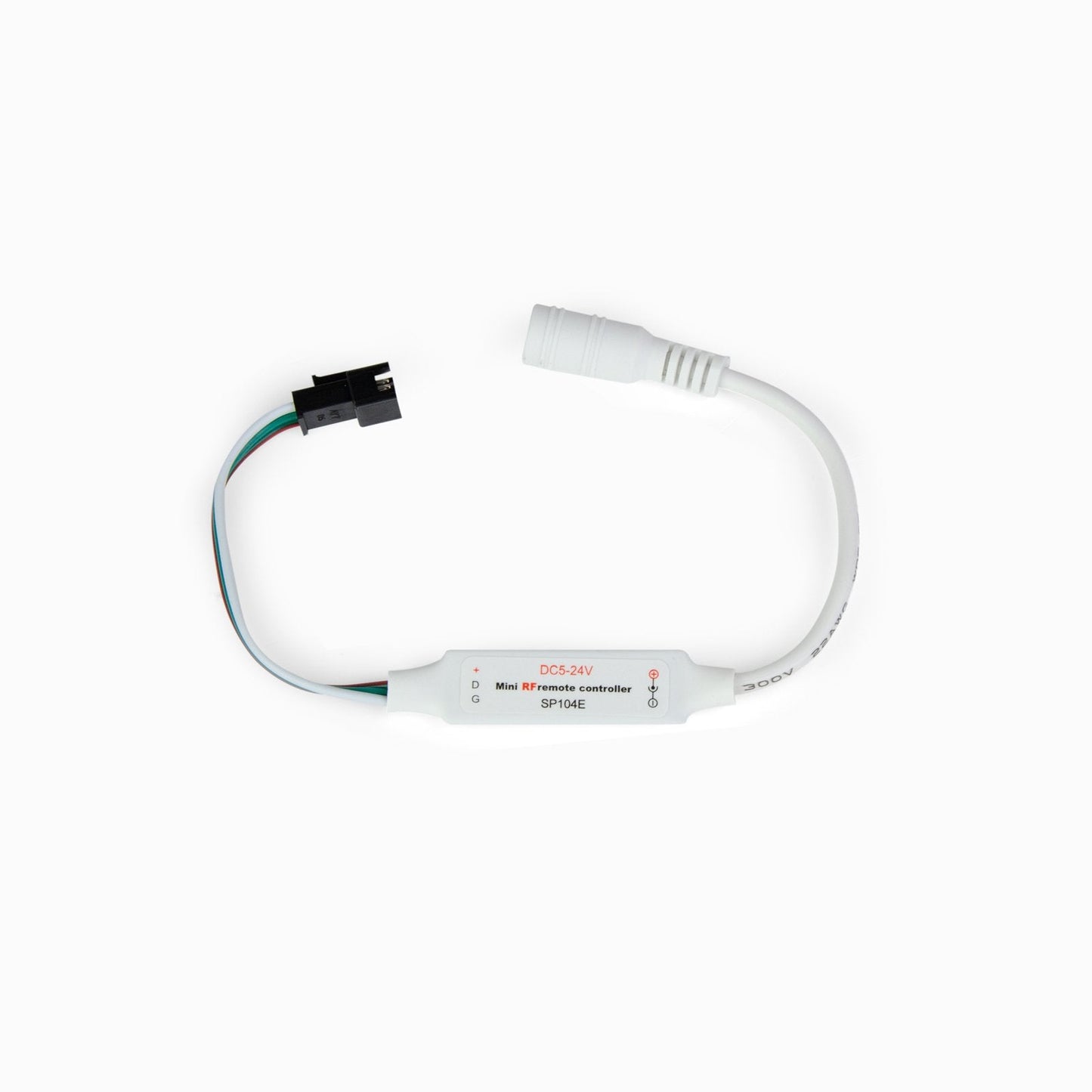  SP104E Mini Inline SPI Pixel LED Controller With 17 Keys RF Remote
