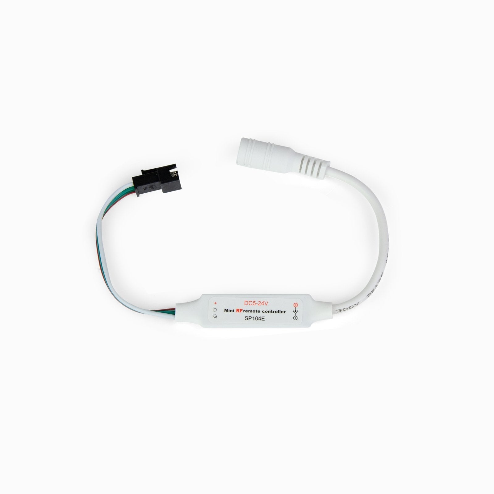  SP104E Mini Inline SPI Pixel LED Controller With 17 Keys RF Remote