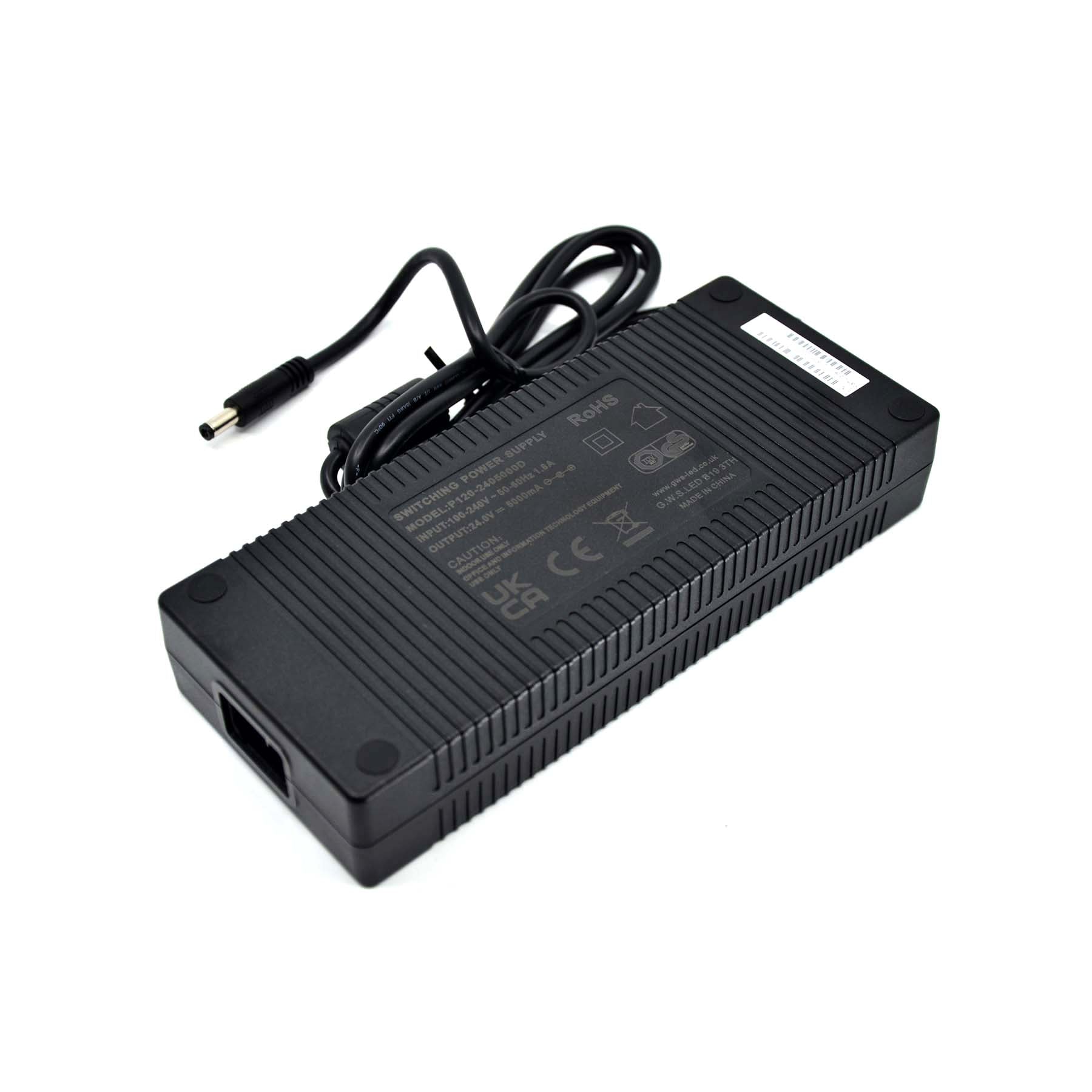  Plug & Play LED Power Supply Transformer DC 24V 120W 5A IP20