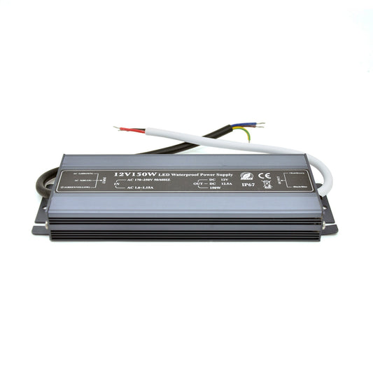  LED Power Supply Transformer DC 12V 150W 12.5A IP67