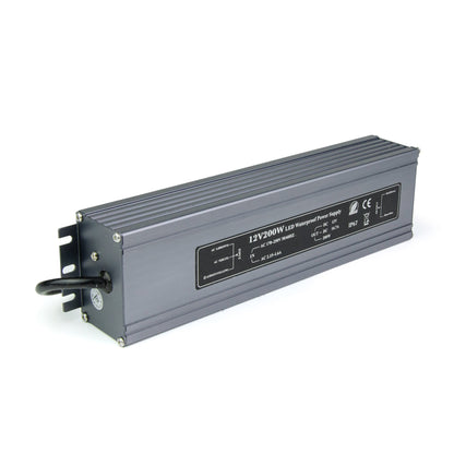  LED Power Supply Transformer DC 12V 200W 16.7A IP67