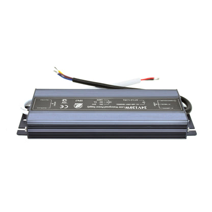  LED Power Supply Transformer DC 24V 120W 5A IP67