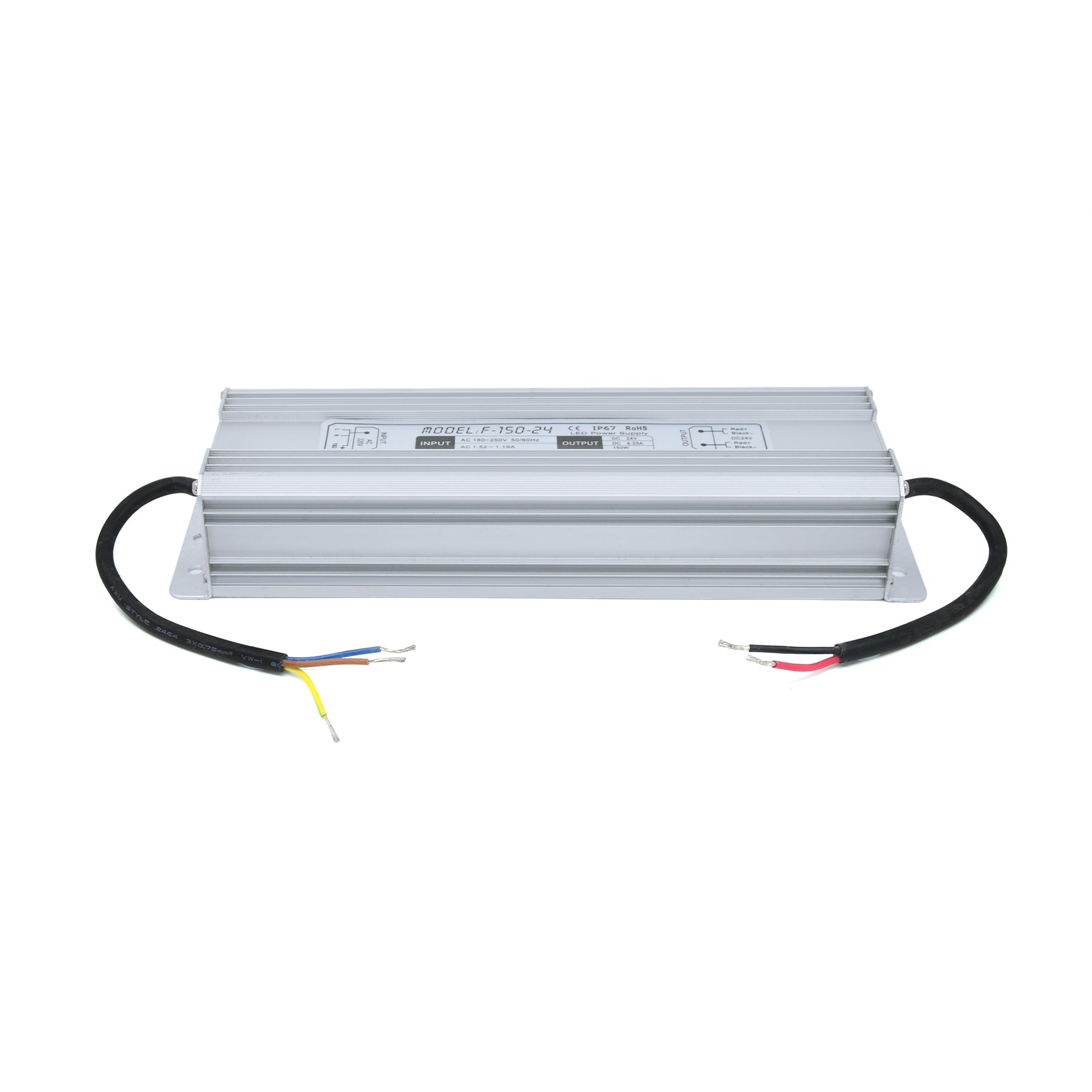  LED Power Supply Transformer DC 24V 150W 6.25A IP67