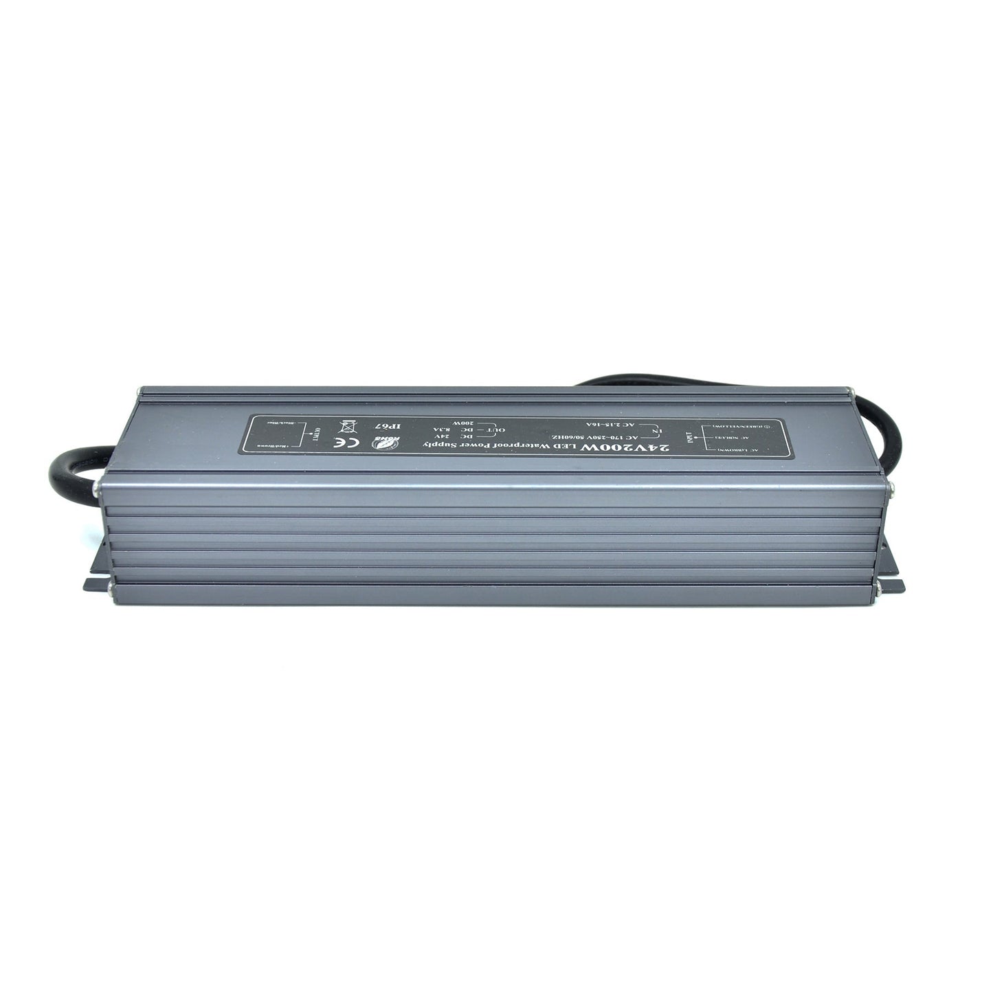  LED Power Supply Transformer DC 24V 200W 8.3A IP67