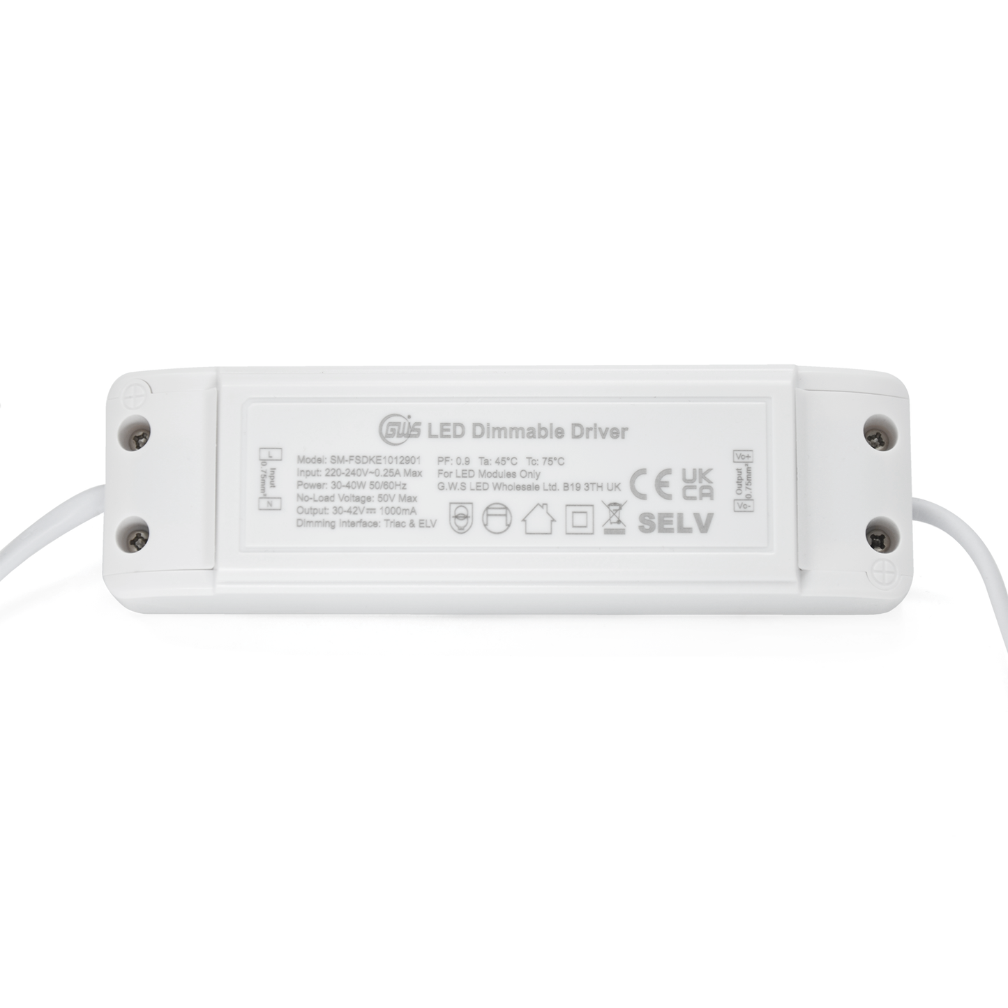  LED Triac Constant Current Dimmable Driver 30-42W
