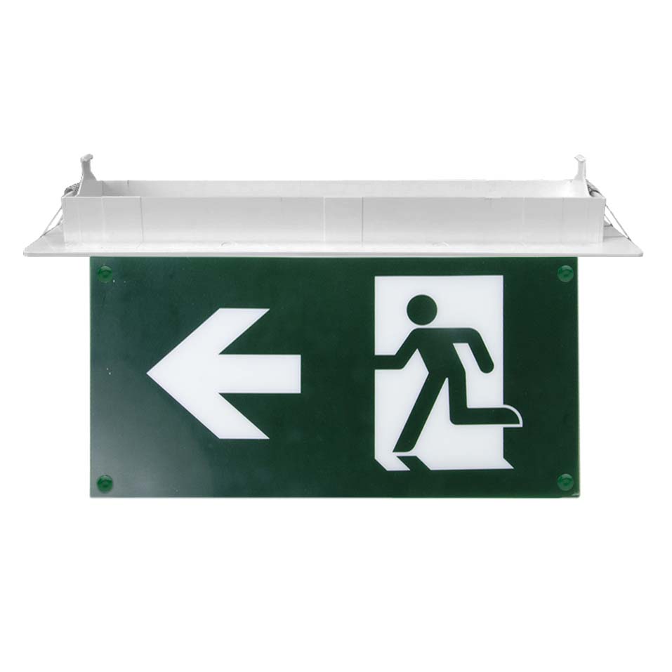  2W LED Emergency Exit Light - Left Arrow Legend