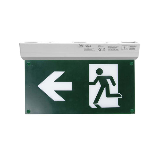  2W LED Emergency Exit Light - Left Arrow Legend