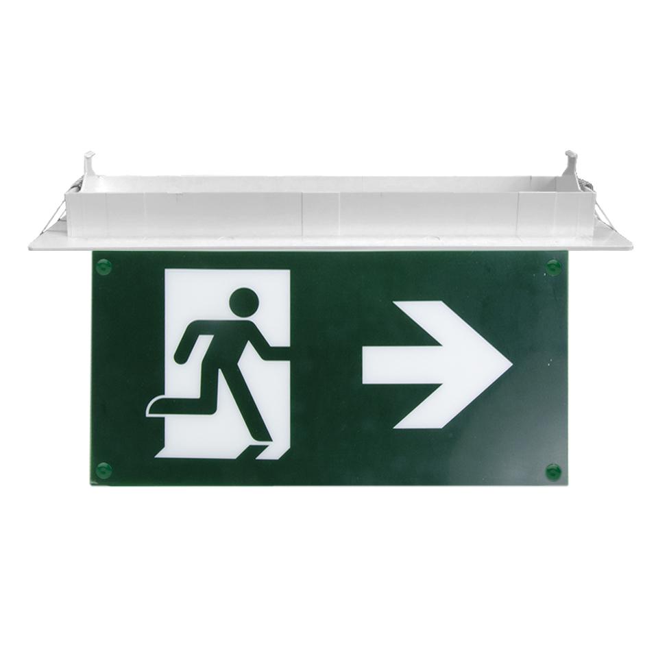 2W LED Emergency Exit Light - Right Arrow Legend