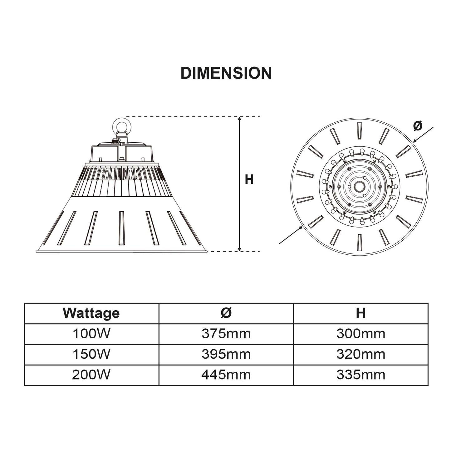  Industrial LED High Bay Light