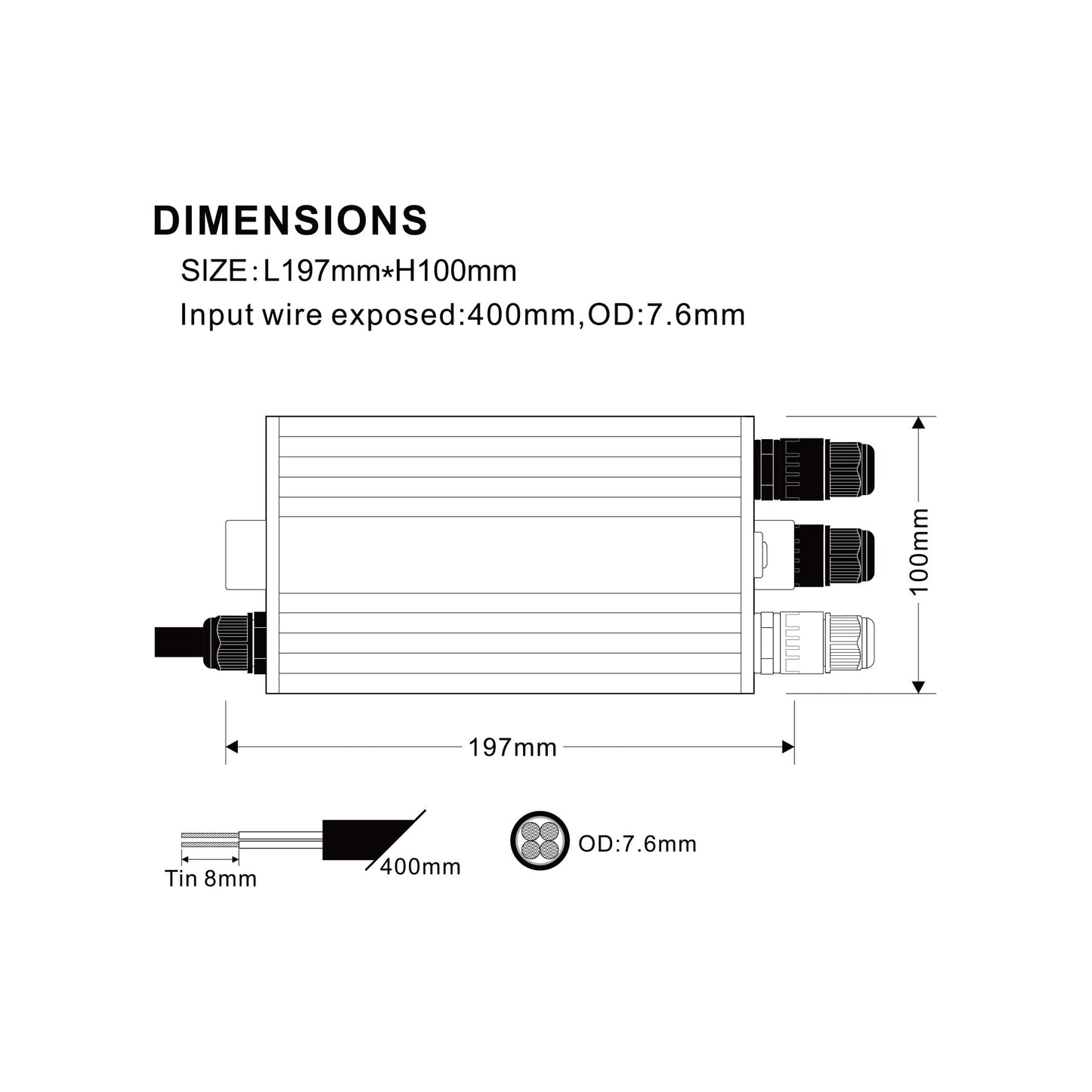  UFO LED High Bay Light Emergency Pack