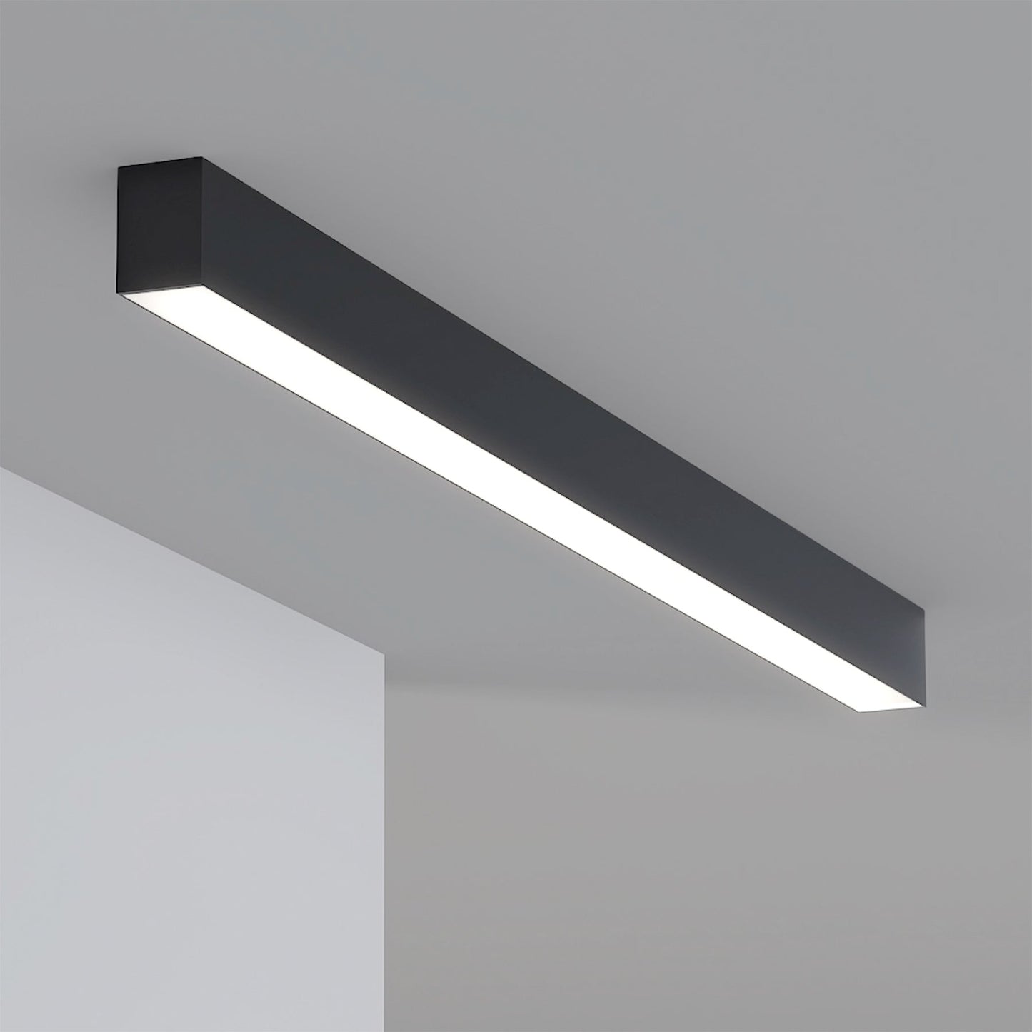  Black LED Linkable Linear Light With Toolless Locking System