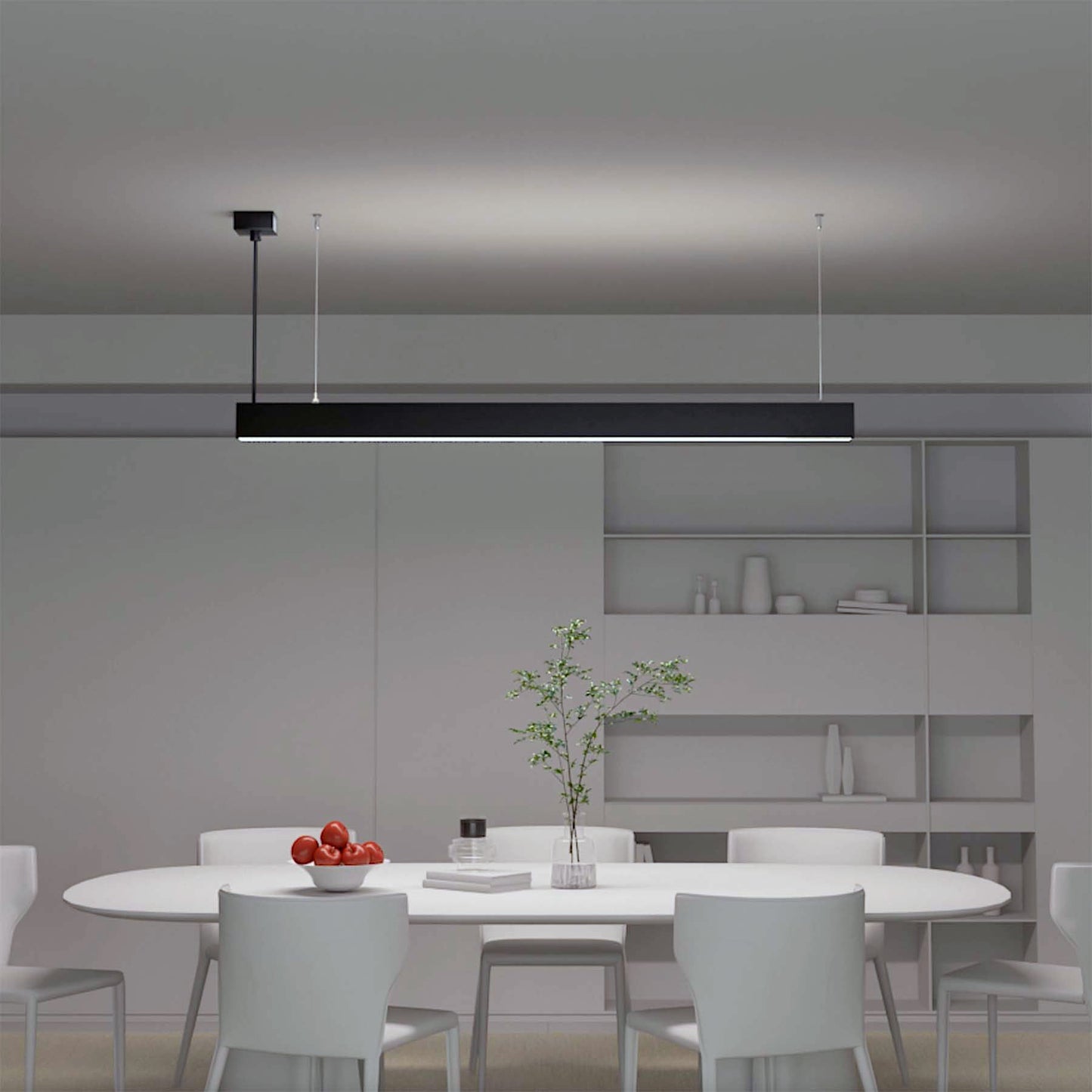 Black LED Linkable Linear Light With Toolless Locking System
