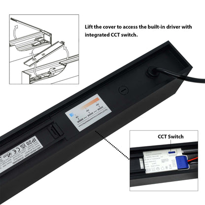  White LED Linkable Linear Light With Toolless Locking System